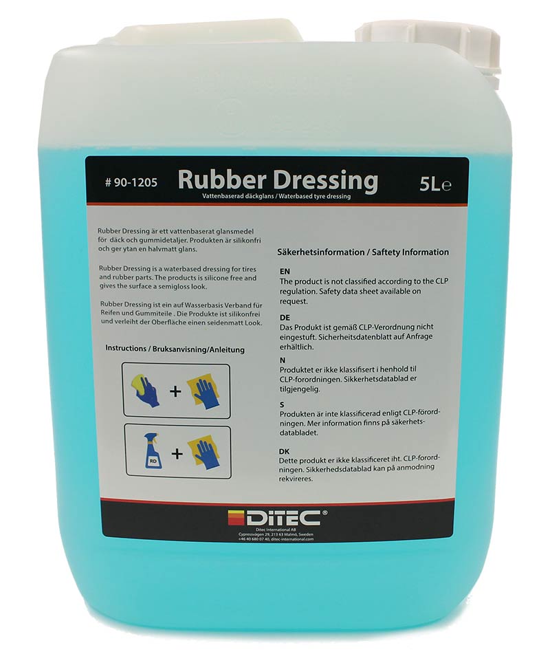 Ditec Rubber Dressing 5 Liter.