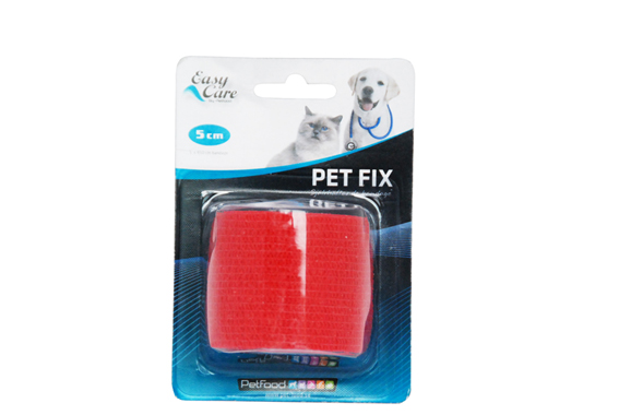Bandagebinda PetFix Easy Care, röd