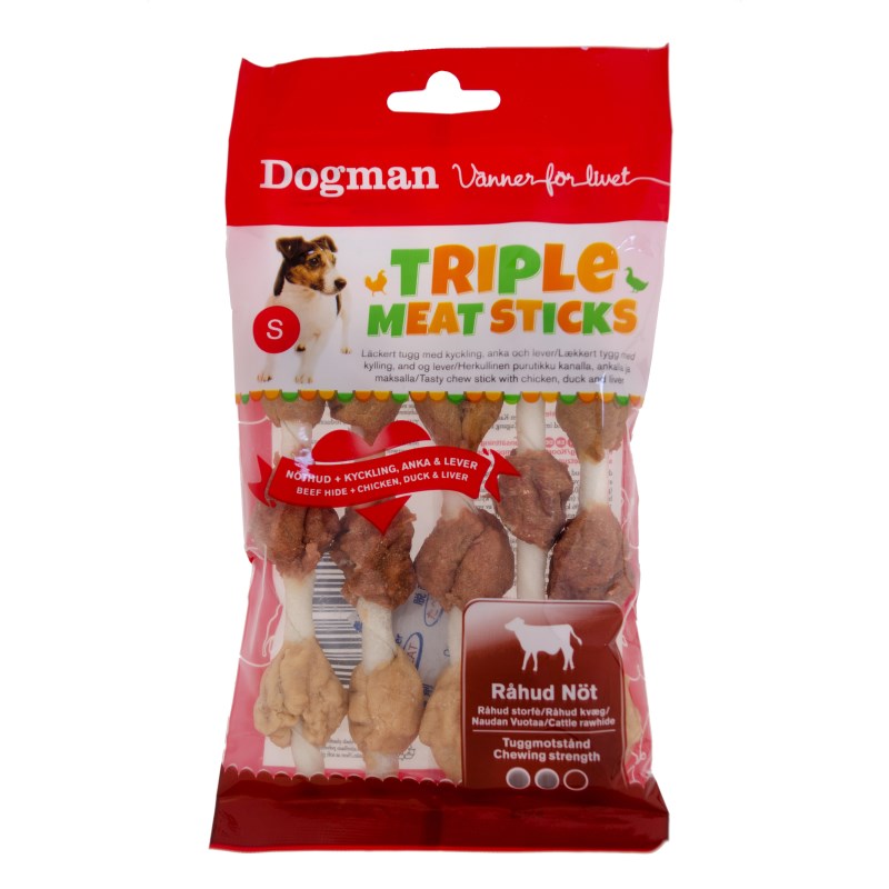 Triple Meat Sticks Tuggpinnar för små hundar