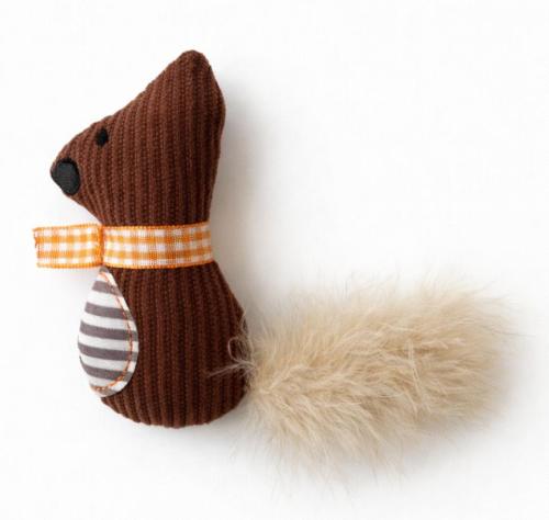 Companion Cat Squirrel plyschdjur med kattmynta