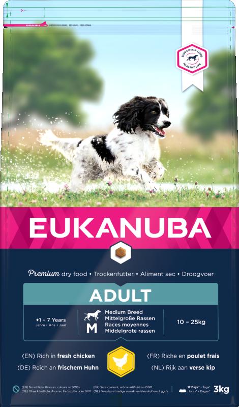 Eukanuba Dog Adult Medium 3 kg