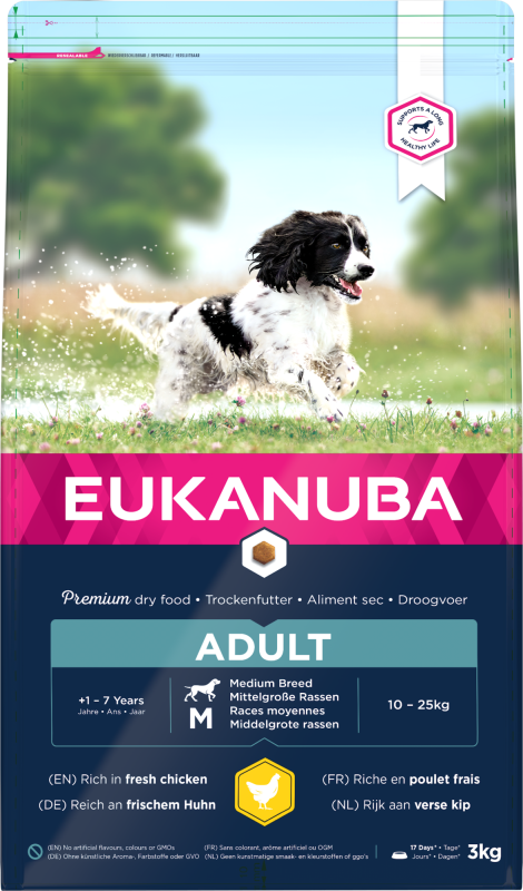 Eukanuba Dog Adult Medium 3 kg
