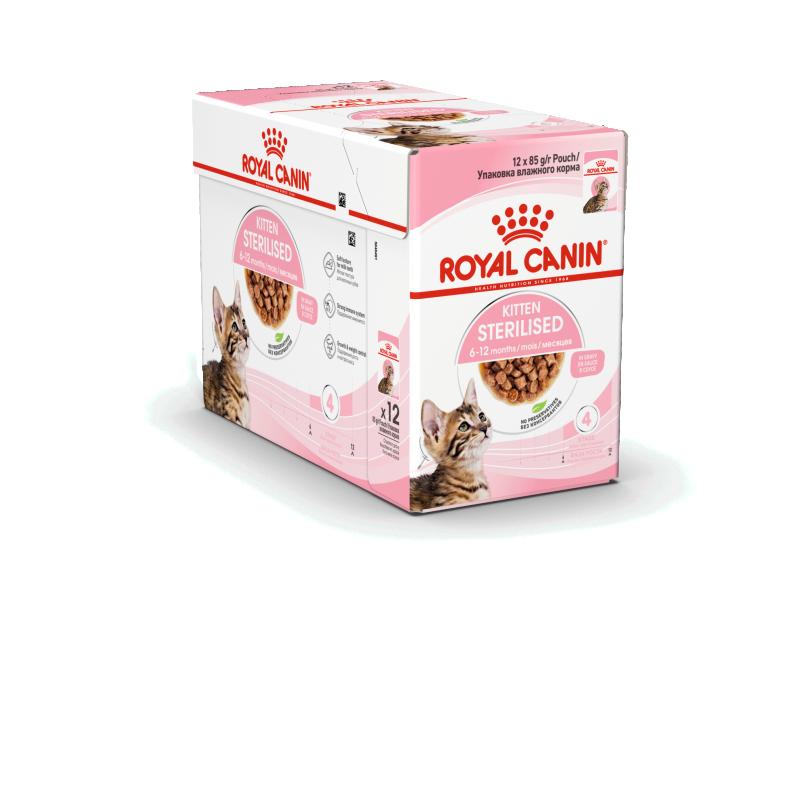 Kitten Sterilised Gravy 12x85 g  Royal Canin