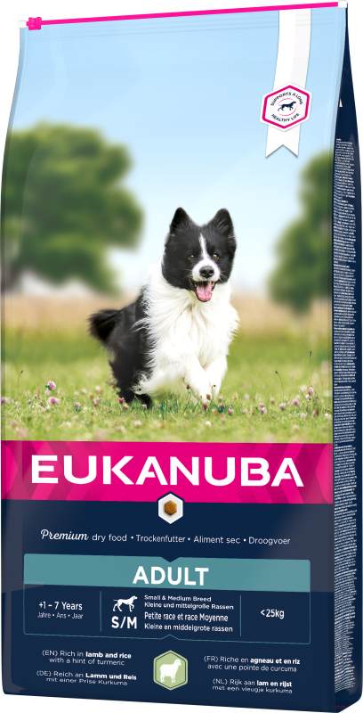 Eukanuba Dog Ad Sm/Med Lamb & Rice 12 kg