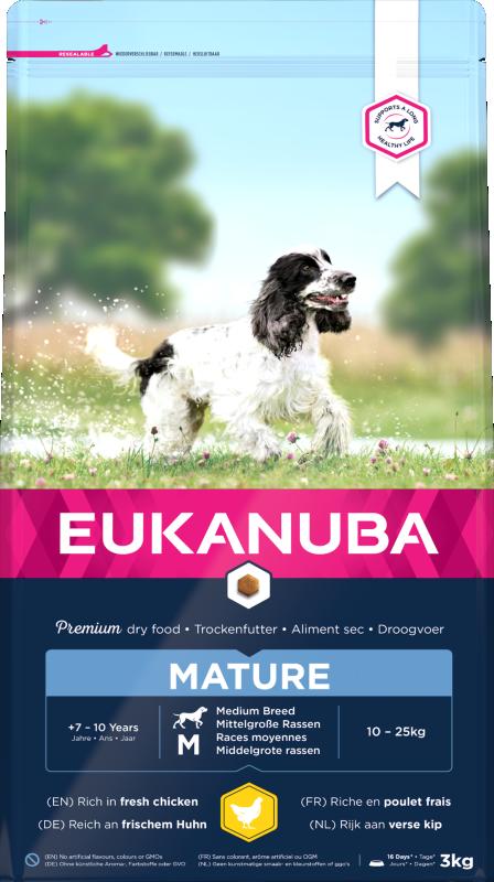 Eukanuba Dog Mature Medium 3 kg