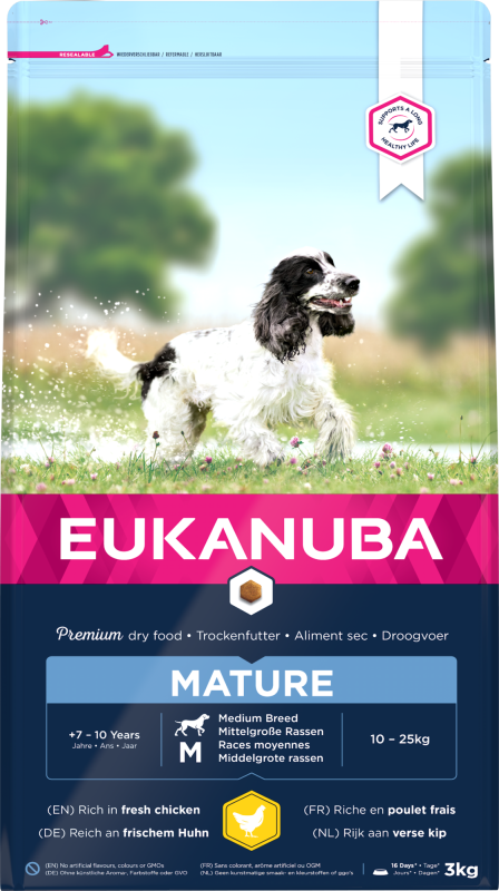 Eukanuba Dog Mature Medium 3 kg