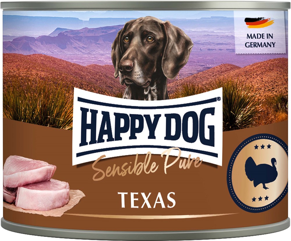 HappyDog konserv, GrainFree, 100% kalkon 200 g
