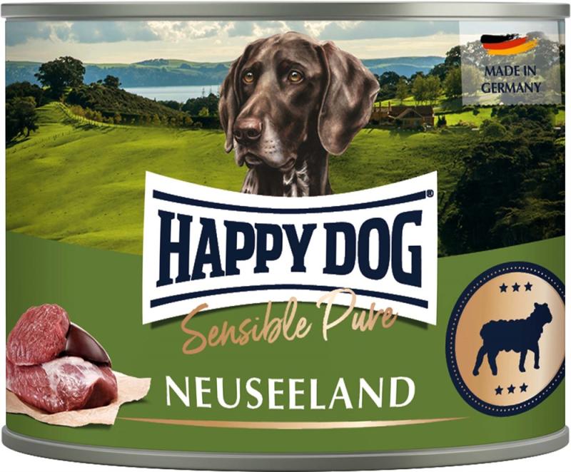 HappyDog konserv, Neuseeland, 100% lamm 200 g