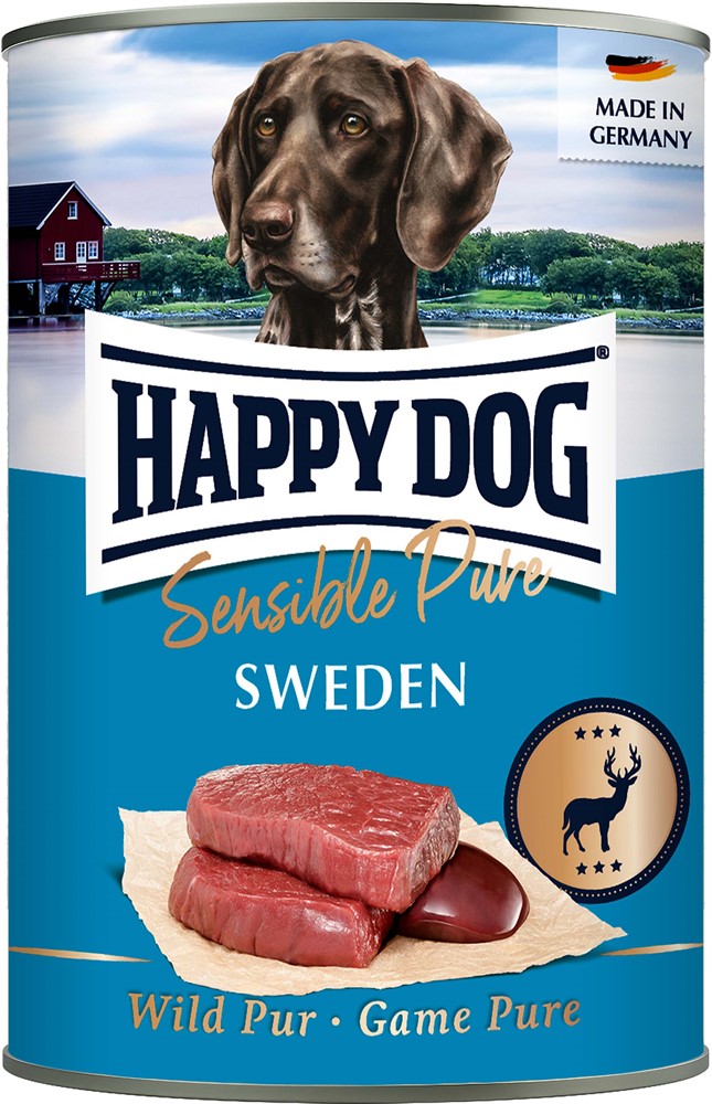 HappyDog konserv, Sweden, 100% vilt 400 g