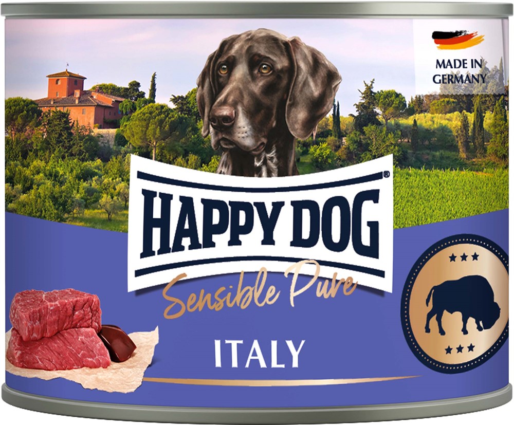 HappyDog konserv, GrainFree, 100% buffel 200 g
