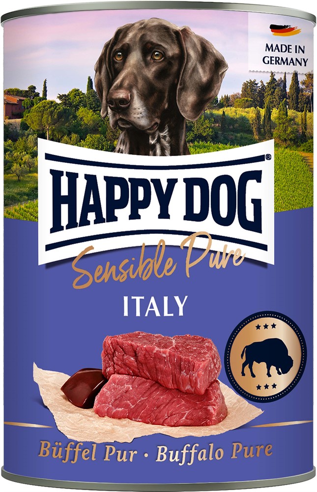 HappyDog konserv, GrainFree, 100% buffel 400 g