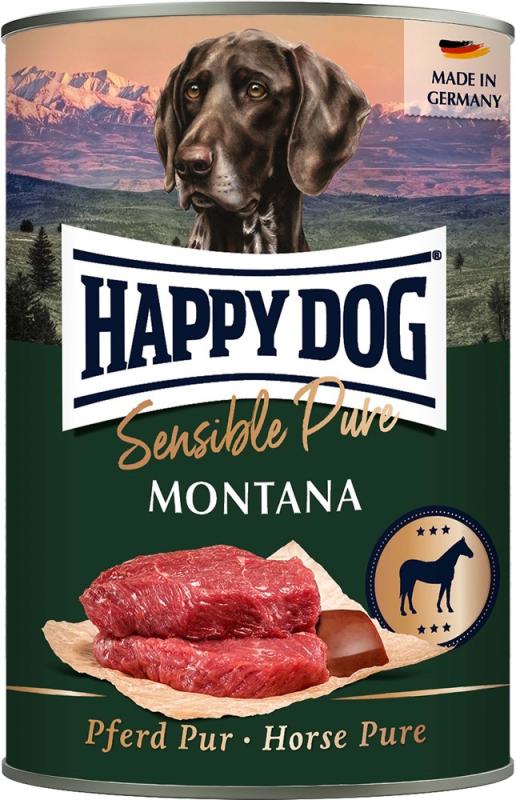 HappyDog konserv, Montana, 100% häst 400 g