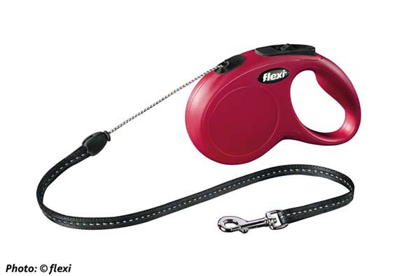 Flexi Koppel New Classic S: 5 m Rep/Lina Röd