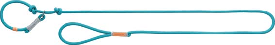 BE NORDIC retrieverkoppel, S-M: 1.70 m/o, 8 mm, petrol/ljuspetrol/grå/l