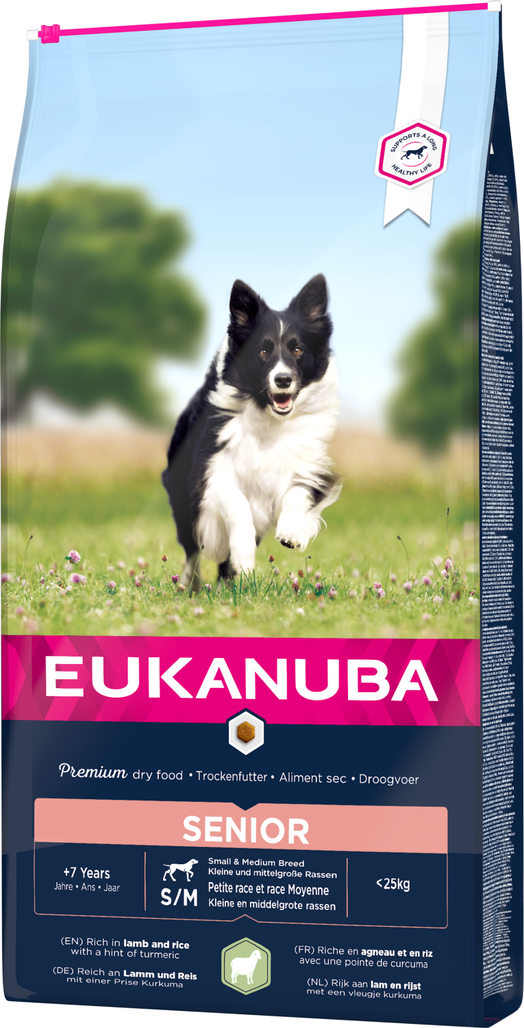 Eukanuba Dog Senior Sm/med Lamb & Rice 12 kg