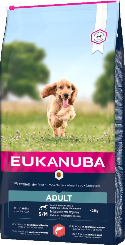 Eukanuba Dog Ad Sm/med Salmon & Barley 12 kg