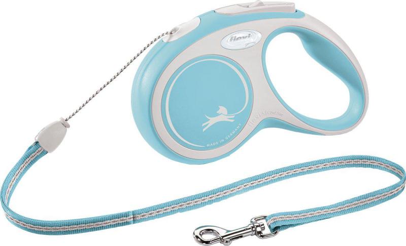 Flexi Koppel New Comfort S: 5 m Rep/Lina Ljusblå