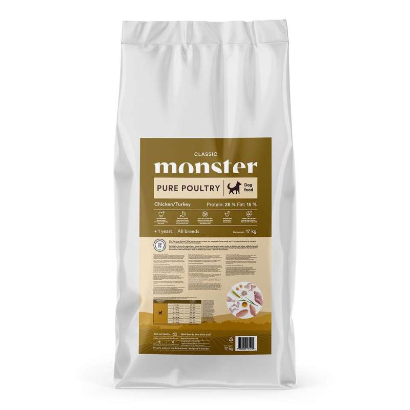 Monster Dog Classic Pure Poultry 17 kg