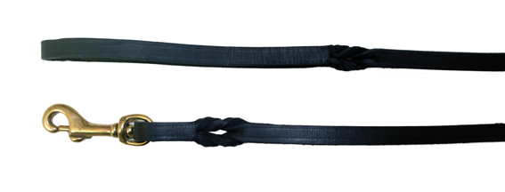 Koppel råläder Mässing 10/180 Svart