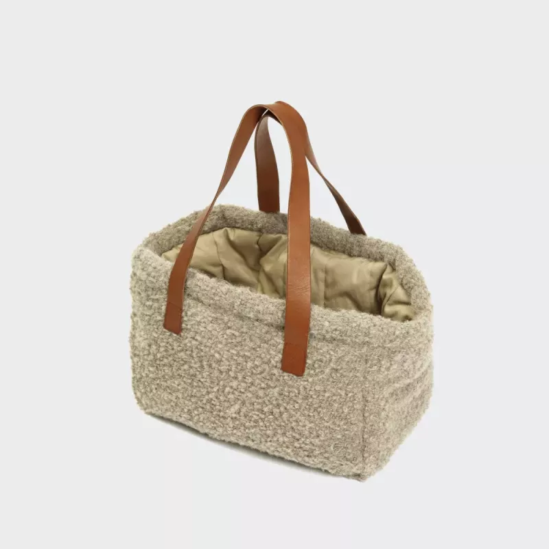 Dog Carrier Verona L Wool Beige CLOUD7