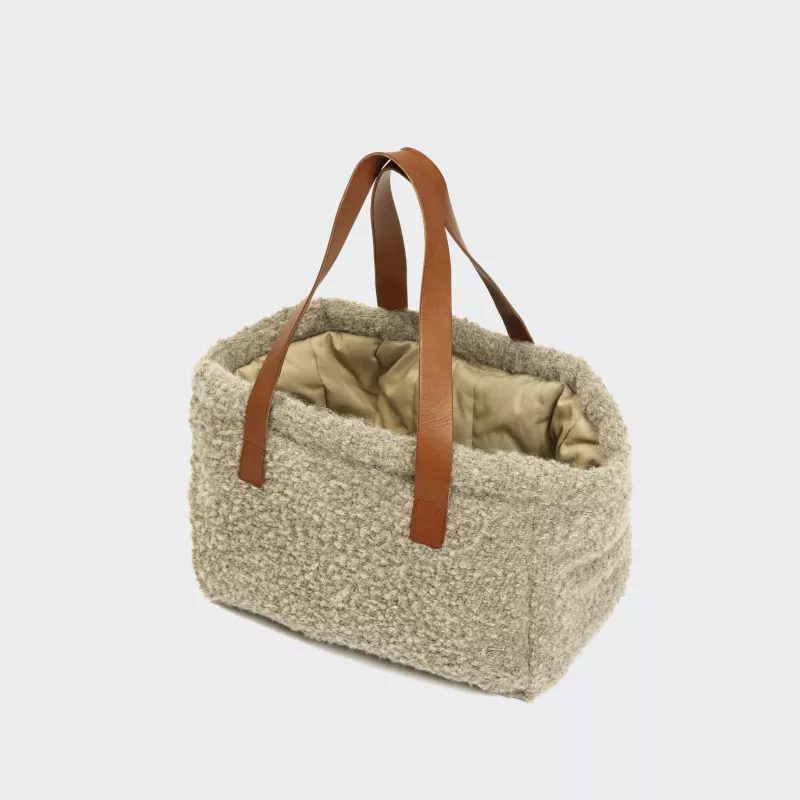 Dog Carrier Verona L Jacquard Green CLOUD7