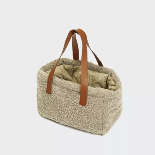 Dog Carrier Verona L Jacquard Green CLOUD7