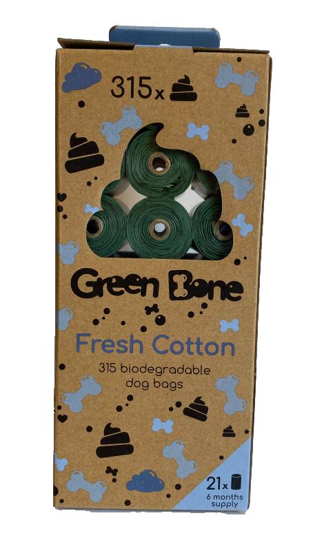 Green Bone Refill Stor Cotton 21 rullar/ 315 påsar