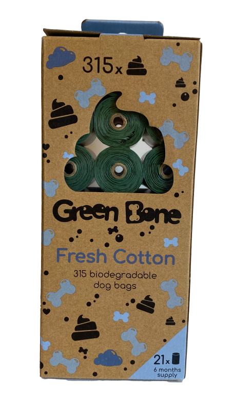Green Bone Refill Stor Cotton 21 rullar/ 315 påsar