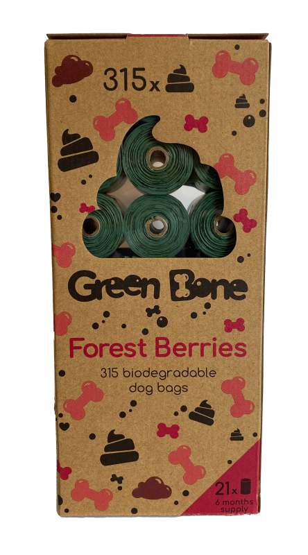 Green Bone Refill Stor Forest 21 rullar/ 315 påsar