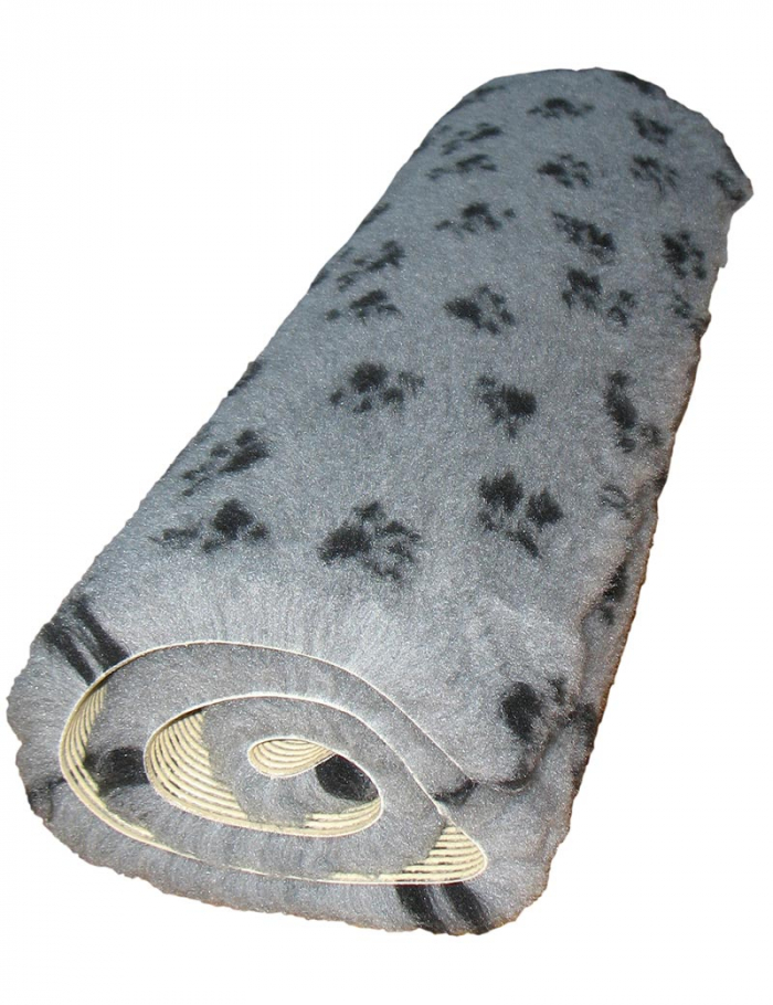 Grå med tassar 100x150 cm