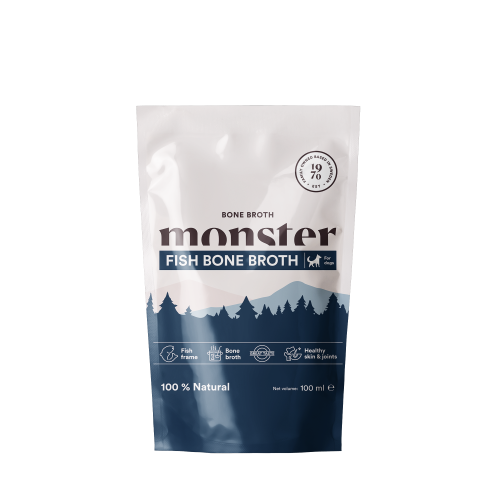 Monster Dog Bone Broth Fish 350 ml
