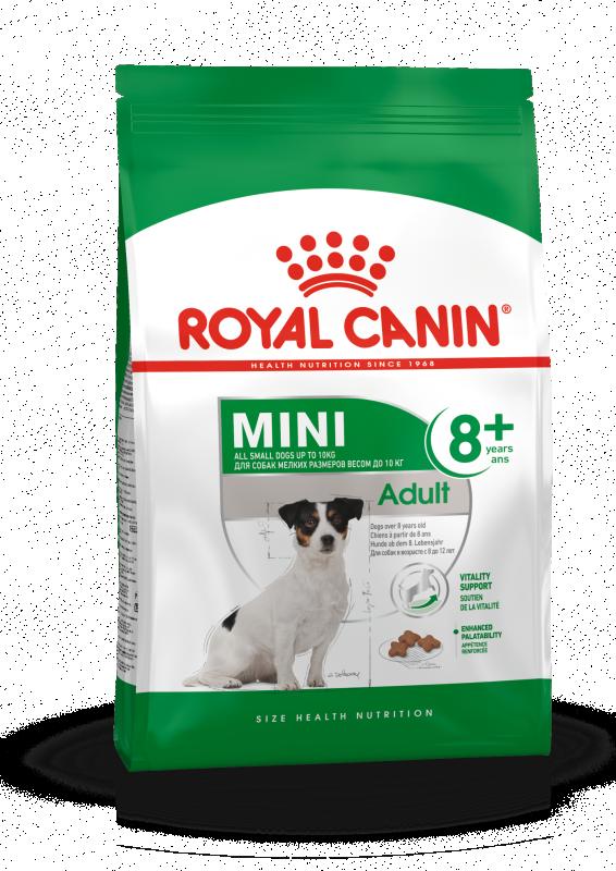 Mini Adult 8+ 8 kg Royal Canin