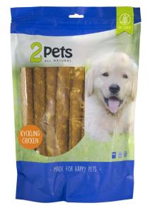 2pets Tuggrulle m kycklingfilo© 28cm 12-pack XL, 1000g