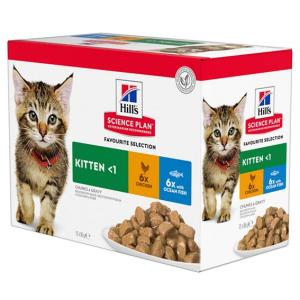 Hills Kitten  Multipack Chicken & Ocean Fish, 12x85g, multipack