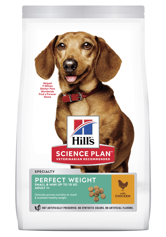 Hills Canine Adult Perfect Weight Small&Mini Chicken 1.5kg