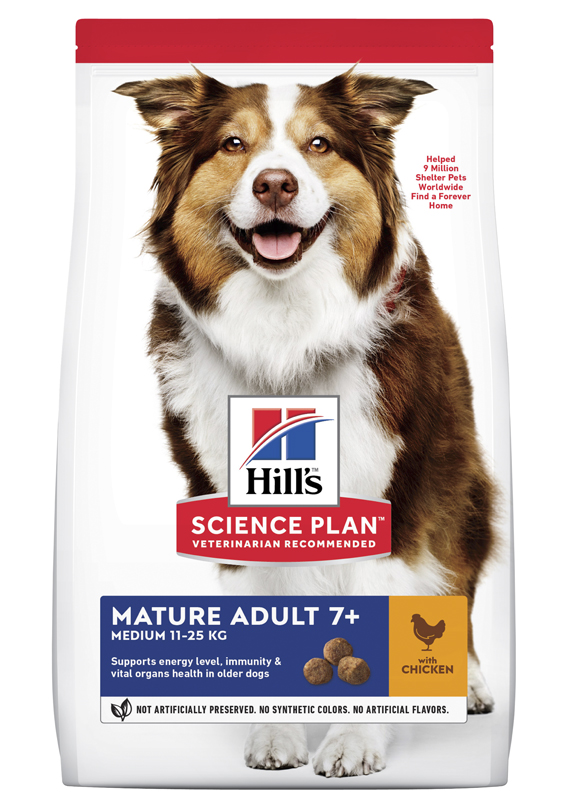 Hills Canine Adult Sen.Stomach&Skin Medium Chicken 12kg