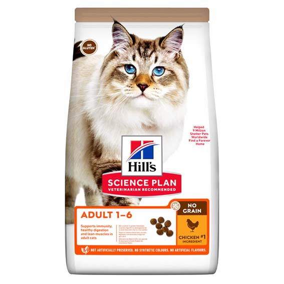 Hills Feline Adult NoGrain Chicken 1.5kg