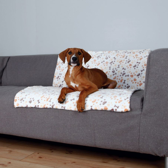 Lingo filt, vit/beige, 100o75 cm