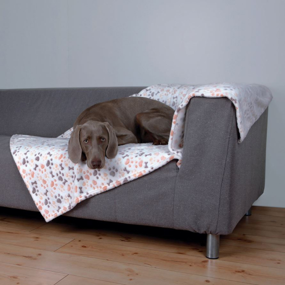 Lingo filt, vit/beige, 150o100 cm