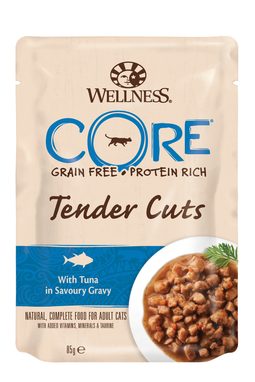 CORE Cat TC pouch Tuna in Gravy 85 g (8/frp)