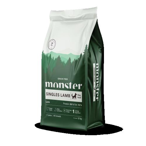 Monster Dog GF Singles Lamb 12 kg