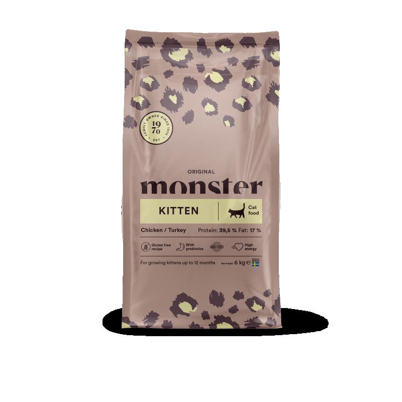 Monster Cat Orig. Kitten Chick/Turkey 6 kg