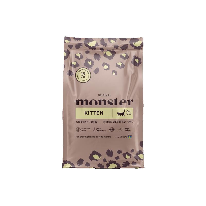 Monster Cat Orig. Kitten Chick/Turkey 2 kg