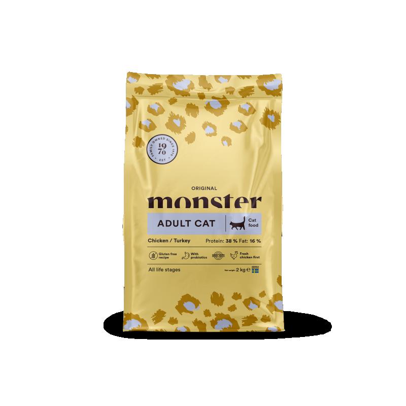 Monster Cat Orig. Adult Chick/Turkey 2 kg