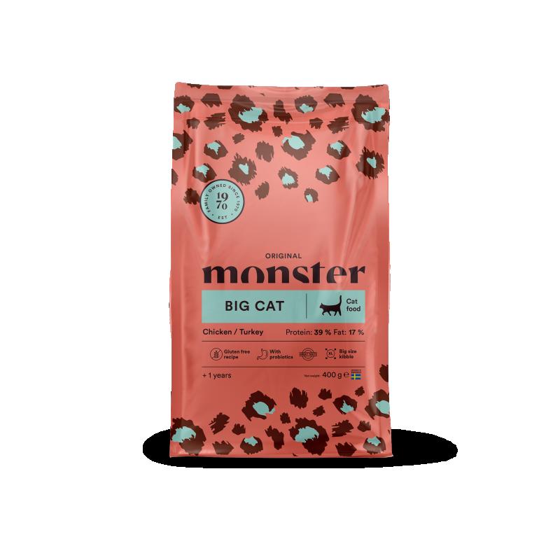 Monster Cat Orig. Big Cat Chick/Turkey 400 g