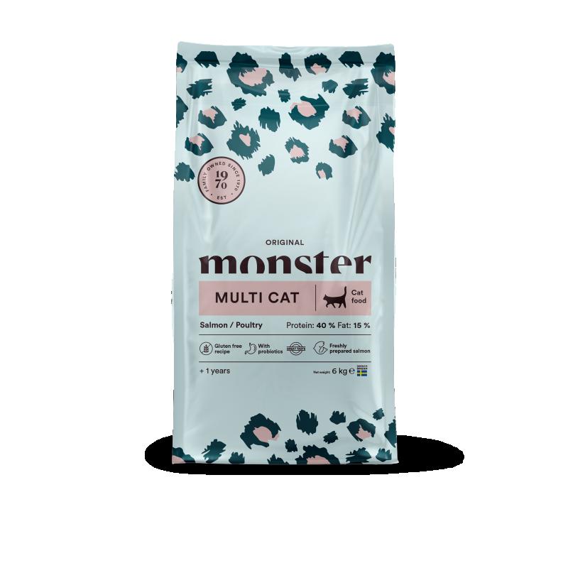 Monster Cat Orig. Multicat Salmon/Poultry 6 kg
