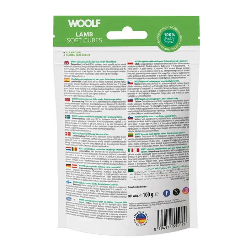WOOLF Soft Cubes - Lamb