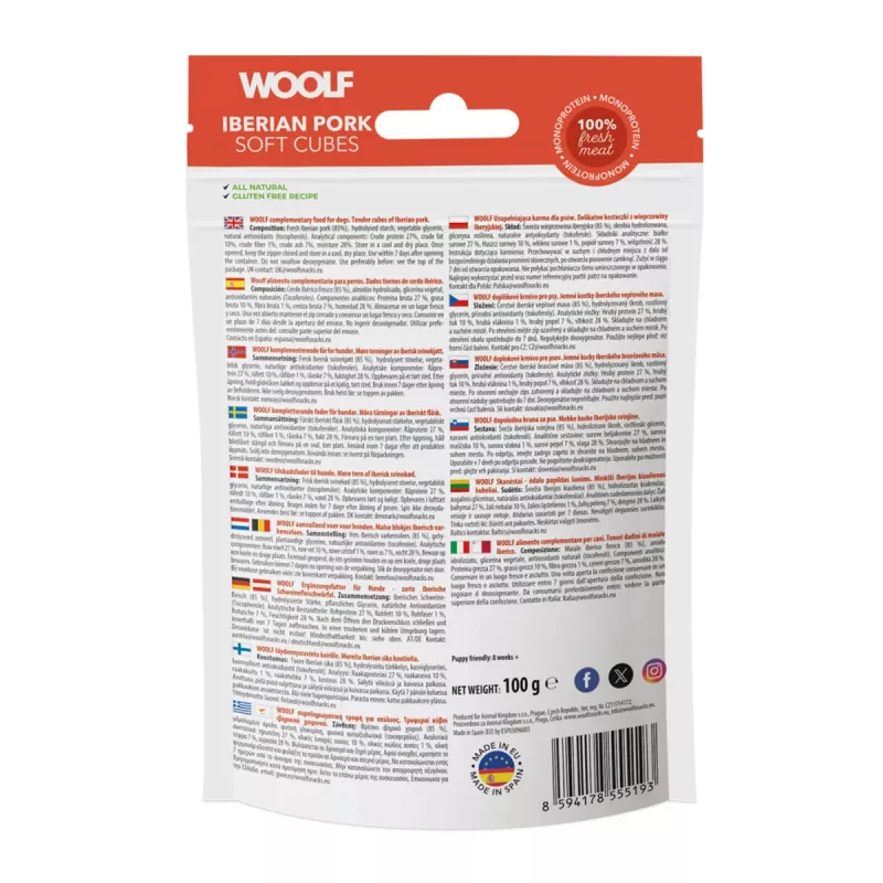 WOOLF Soft Cubes - Iberian Pork