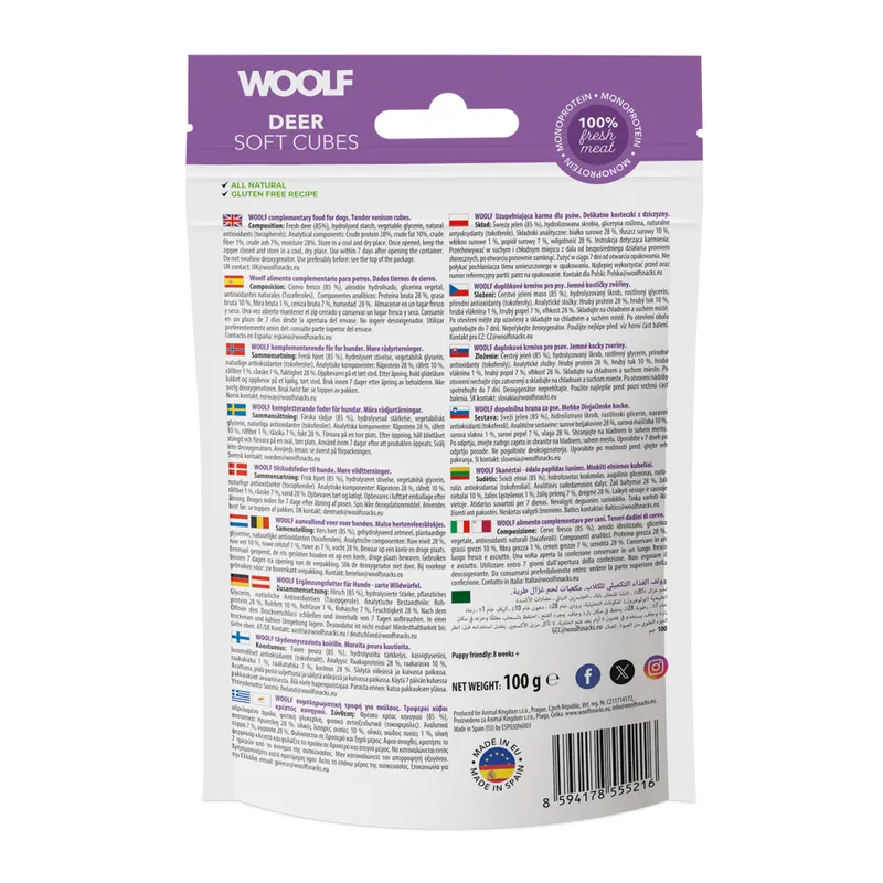 WOOLF Soft Cubes - Deer