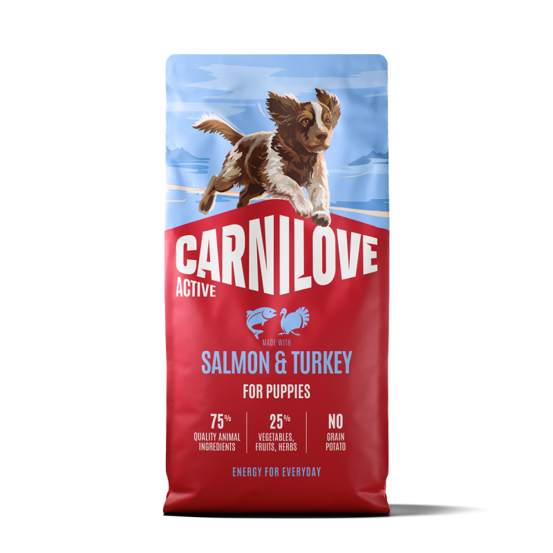 CL Active Dog Salmon & Turkey for Puppies 12 kg